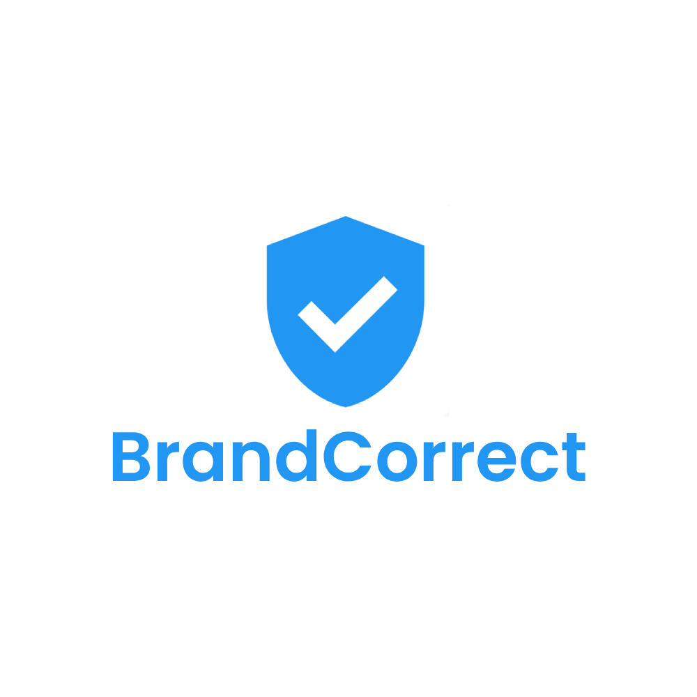 BrandCorrect logo - digital identity and account recovery service